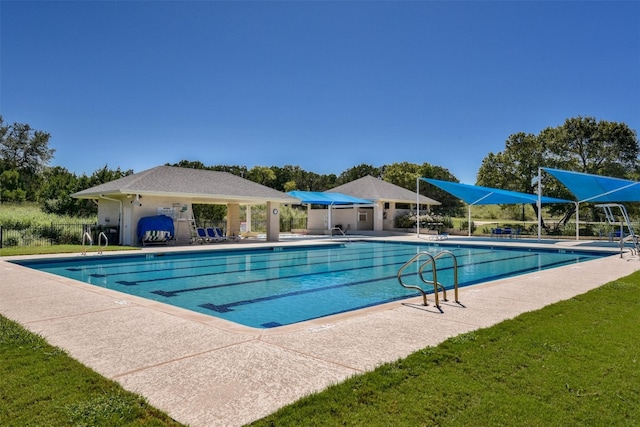 9288 Scenic Bluff Dr, Austin, TX 78733 - community pool with a patio area