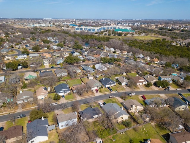 drone / aerial view featuring a residential view