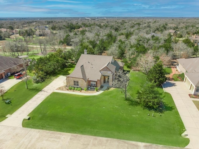 164 Abamillo Dr, Bastrop, TX 78602 - aerial perspective of suburban area