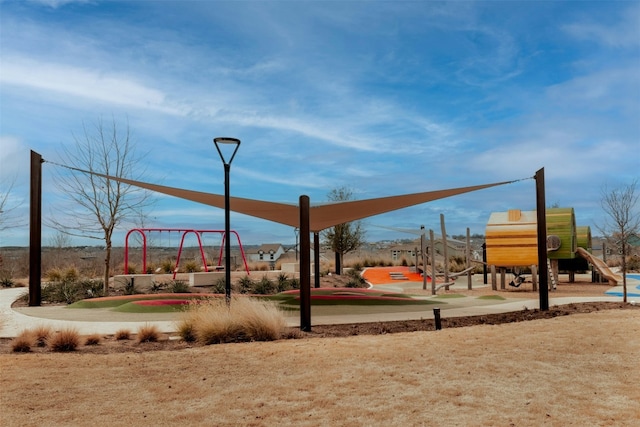 view of communal playground