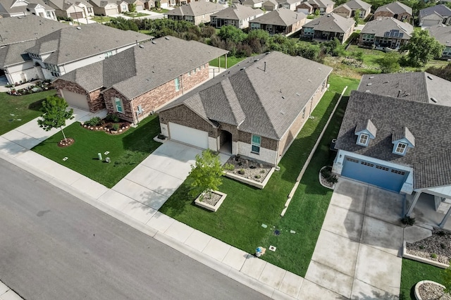 drone / aerial view featuring a residential view