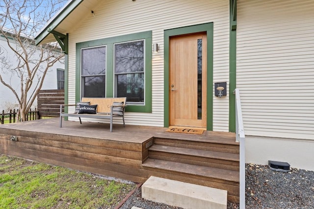 view of property entrance