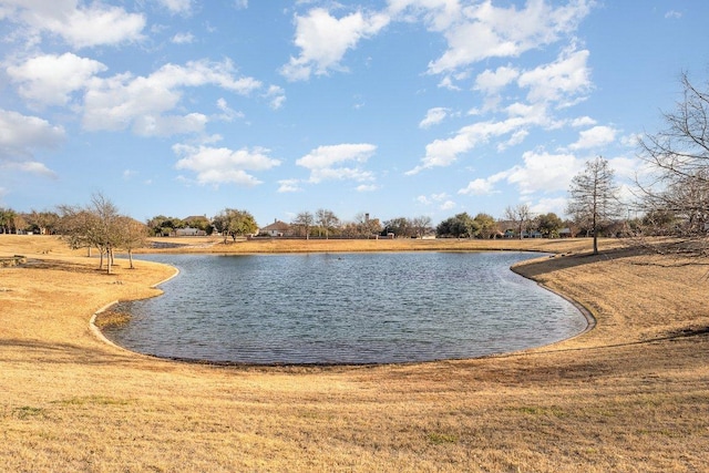 view of water feature