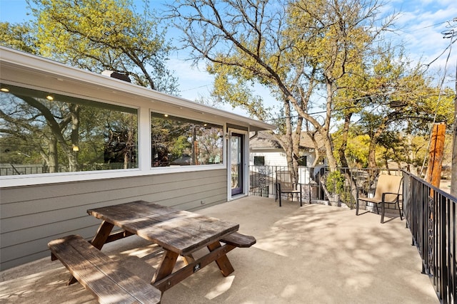 view of patio