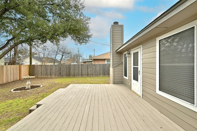 1807 Hollow Tree Blvd, Round Rock, TX 78681 - wooden deck with a fenced backyard