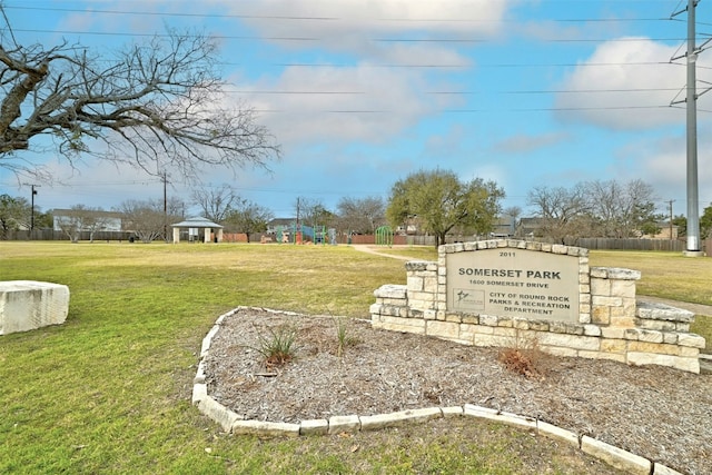 1807 Hollow Tree Blvd, Round Rock, TX 78681 - community sign with a lawn