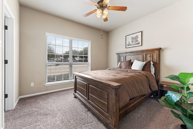 430 Archstone Loop, Belton, TX 76513 - bedroom with light carpet, baseboards, and a ceiling fan