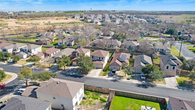 birds eye view of property featuring a residential view