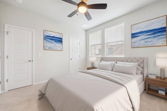 10204 Jacksboro Trl, Austin, TX 78717 - bedroom featuring light colored carpet and ceiling fan