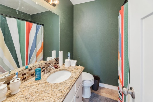 12810 Irongate Ave, Austin, TX 78727 - full bath with vanity, tile patterned flooring, and curtained shower