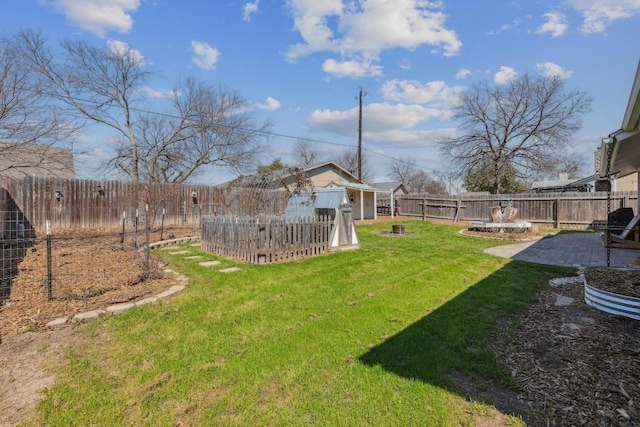 12810 Irongate Ave, Austin, TX 78727 - fenced backyard with a patio