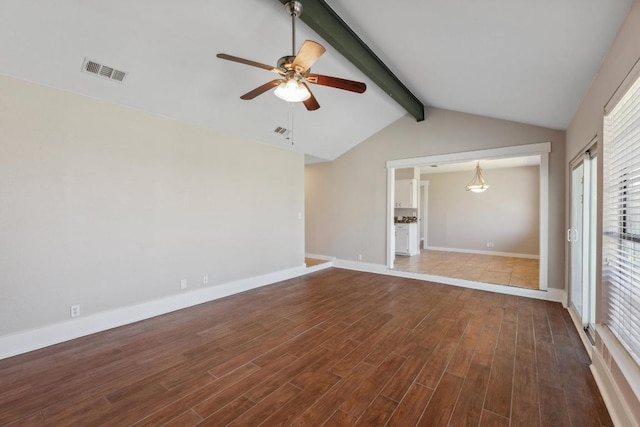 12810 Irongate Ave, Austin, TX 78727 - empty room featuring wood finished floors, a ceiling fan, and healthy amount of natural light