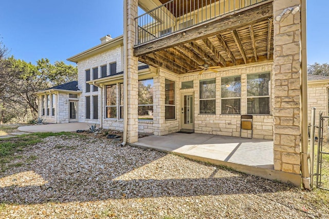 210 Amandas Way, Leander, TX 78641 - patio / terrace with a patio and a ceiling fan