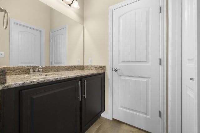 224 Tavish Trl, Austin, TX 78738 - bathroom featuring vanity and tile patterned flooring