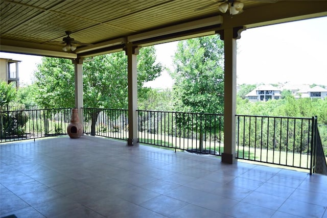 224 Tavish Trl, Austin, TX 78738 - view of patio featuring ceiling fan