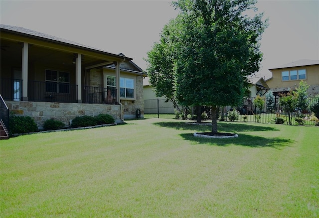 224 Tavish Trl, Austin, TX 78738 - view of yard