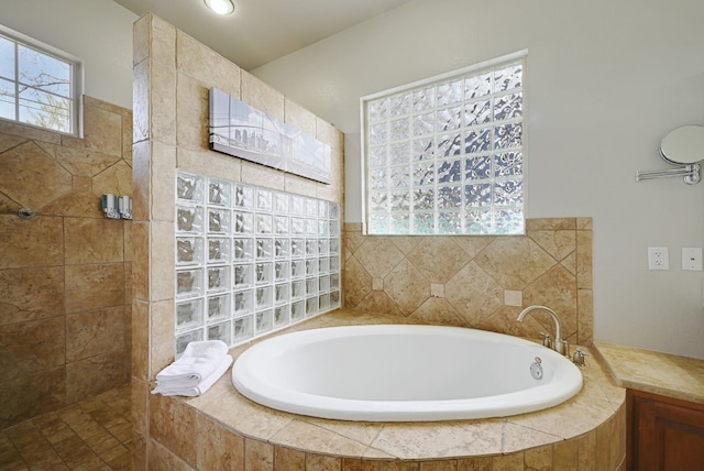 1601 Forest St, Georgetown, TX 78626 - full bath featuring a bath and a walk in shower