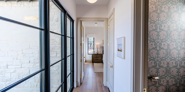 179 Lagrange Dr, Fredericksburg, TX 78624 - hall featuring light wood-style floors