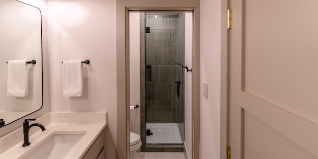 179 Lagrange Dr, Fredericksburg, TX 78624 - bathroom featuring vanity and tiled shower