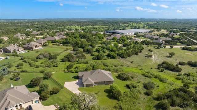 bird's eye view featuring a residential view