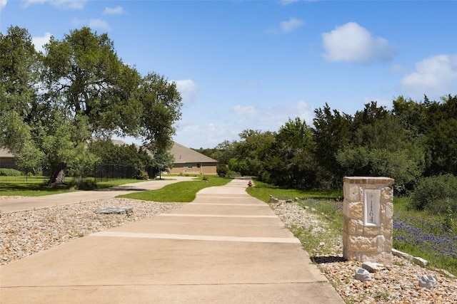 exterior space featuring fence