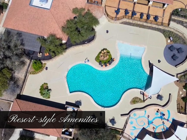 4737 Modena Bay Bnd, Leander, TX 78641 - bird's eye view of a pool