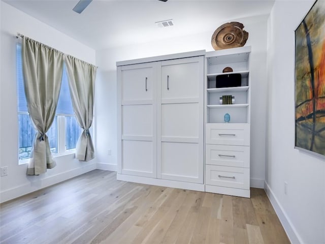 closet with visible vents