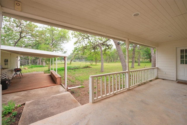 view of patio