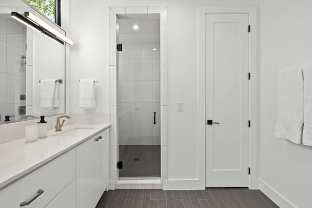 1706 Goodrich Ave Unit A, Austin, TX 78704 - full bath featuring vanity and a shower stall