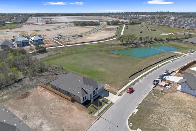 1832 Camay St, Leander, TX 78641 - aerial overview of property's location with a large body of water and nearby suburban area