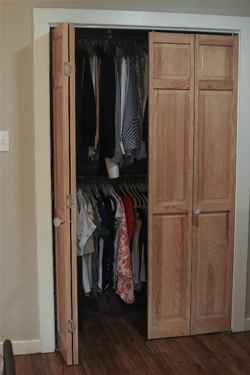 view of closet