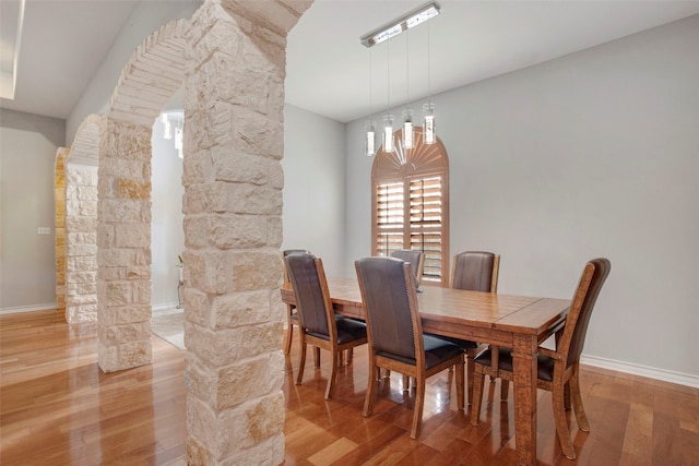 9609 Bluegrass Dr, Austin, TX 78759 - dining space featuring light wood finished floors and baseboards