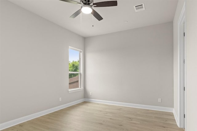 600 C-Bar Ranch Trl, Cedar Park, TX 78613 - unfurnished room featuring baseboards, light wood-type flooring, and a ceiling fan