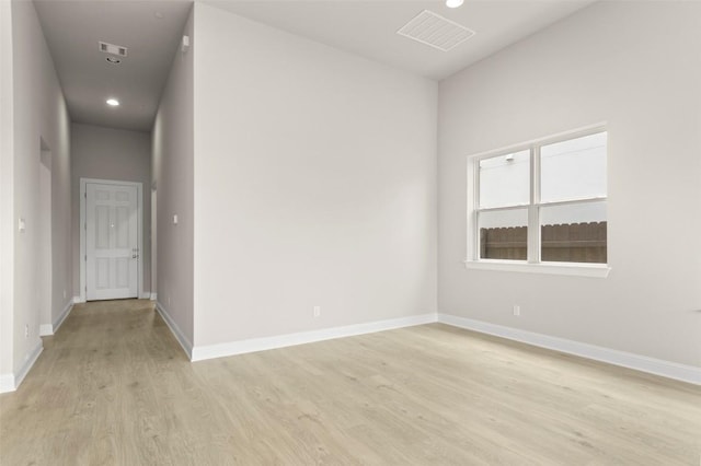 600 C-Bar Ranch Trl, Cedar Park, TX 78613 - spare room with light wood-style floors, recessed lighting, and baseboards