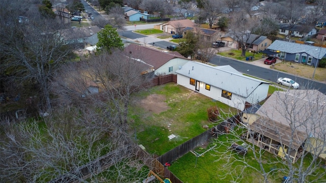 drone / aerial view featuring a residential view