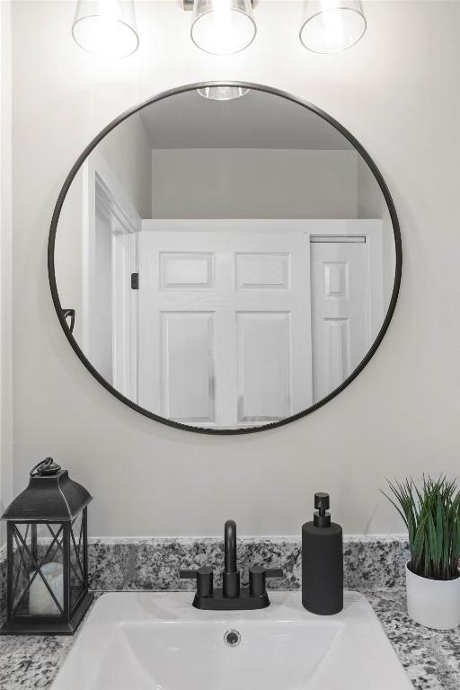 bathroom with a sink