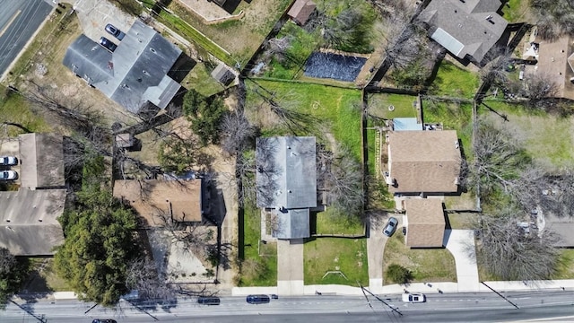 aerial view featuring a residential view