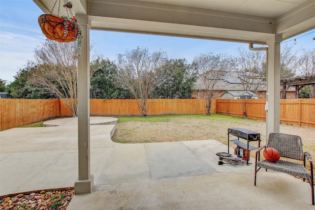 18712 Deep Water Dr, Pflugerville, TX 78660 - fenced backyard featuring a patio