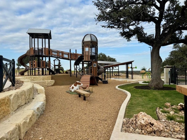 view of communal playground