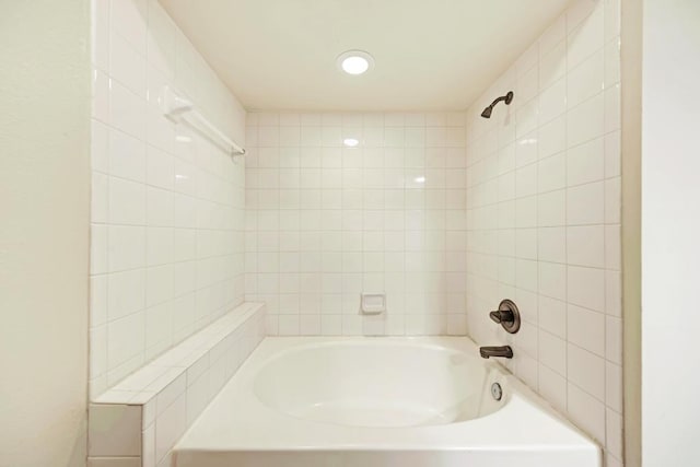 full bathroom with bathtub / shower combination