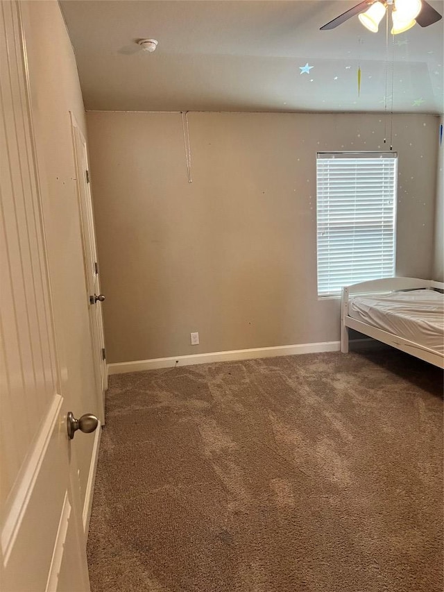 13825 Chester Knl, San Antonio, TX 78253 - unfurnished bedroom with carpet floors, ceiling fan, and baseboards