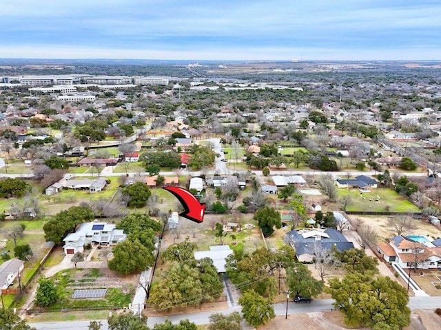 birds eye view of property featuring a residential view