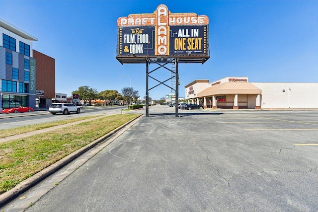 exterior details featuring parking