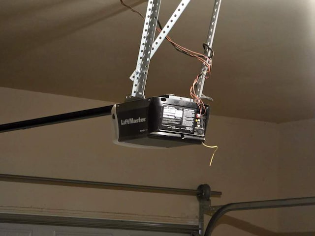 details with a garage door opener