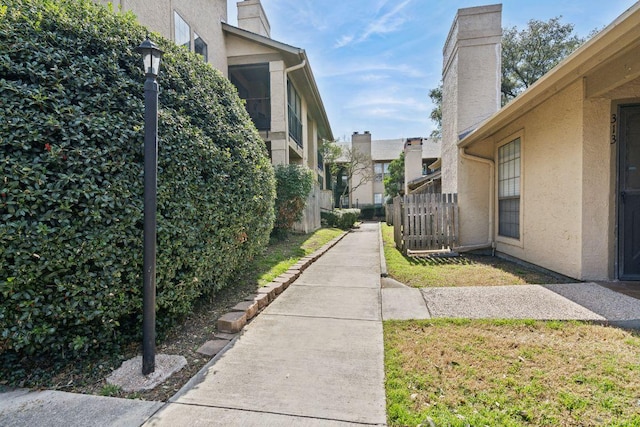 surrounding community with fence