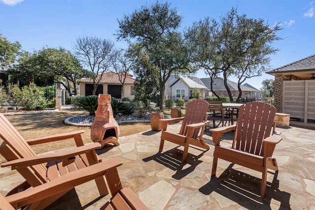 view of patio / terrace featuring outdoor dining area