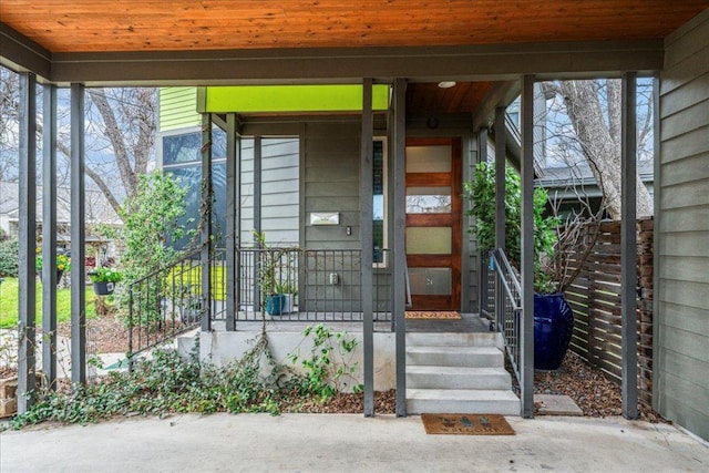 4404 Clarkson Ave, Austin, TX 78751 - view of exterior entry featuring covered porch