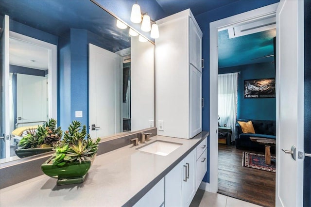 4404 Clarkson Ave, Austin, TX 78751 - bathroom featuring vanity and connected bathroom