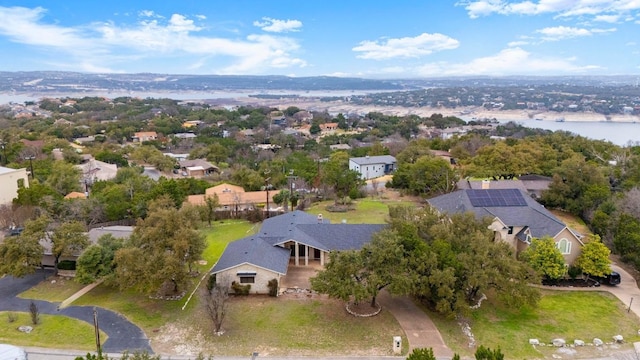 drone / aerial view featuring a residential view