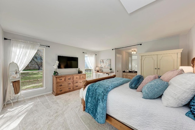4113 Rimrock Dr, Lago Vista, TX 78645 - bedroom with light carpet and baseboards